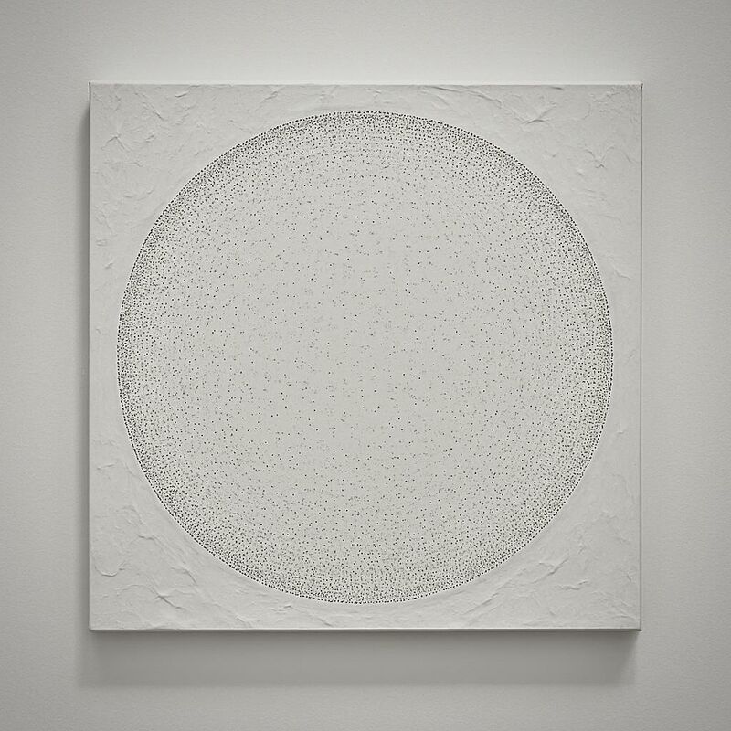 Circle Point - a Paintings by Natanal Hyun Kim